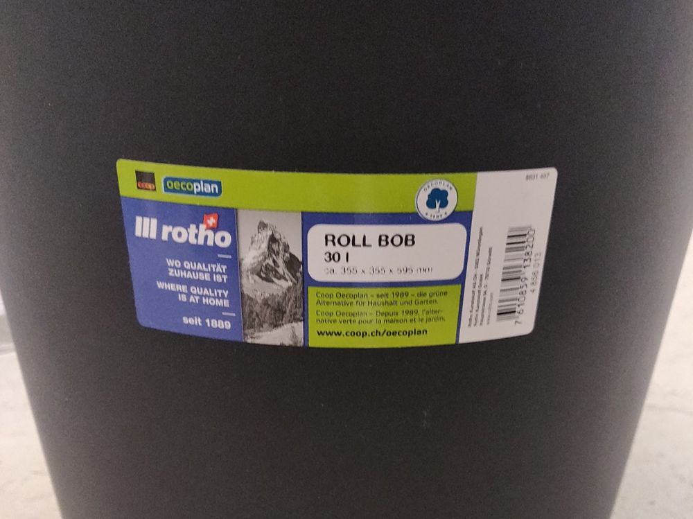 Rotho Cestini per rifiuti: Abfalleimer 30L ROLL BOB Rotho – Usato da Kreuzlingen venduto da msvcrt 2