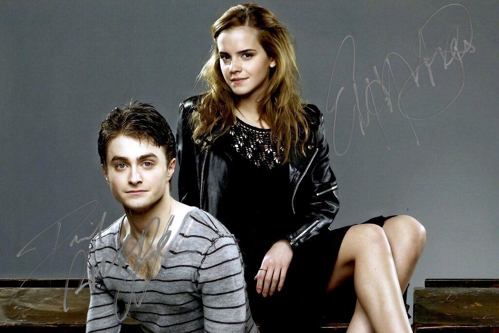 Autogramme: HARRY POTTER  Emma WATSON  Daniel RADCLIFFE TOP AUTOGRAMME – Gebraucht aus Egg b. Zürich von Dbunny
