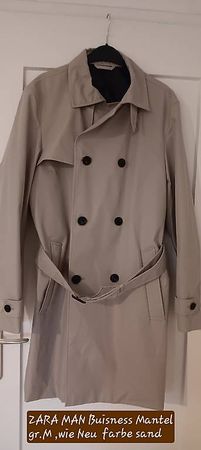 ZARA MAN Trenchcoat , farbe sand gr.M