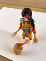Playmobil Indianerin Figur mit Zubehör gebrauchter Zustand