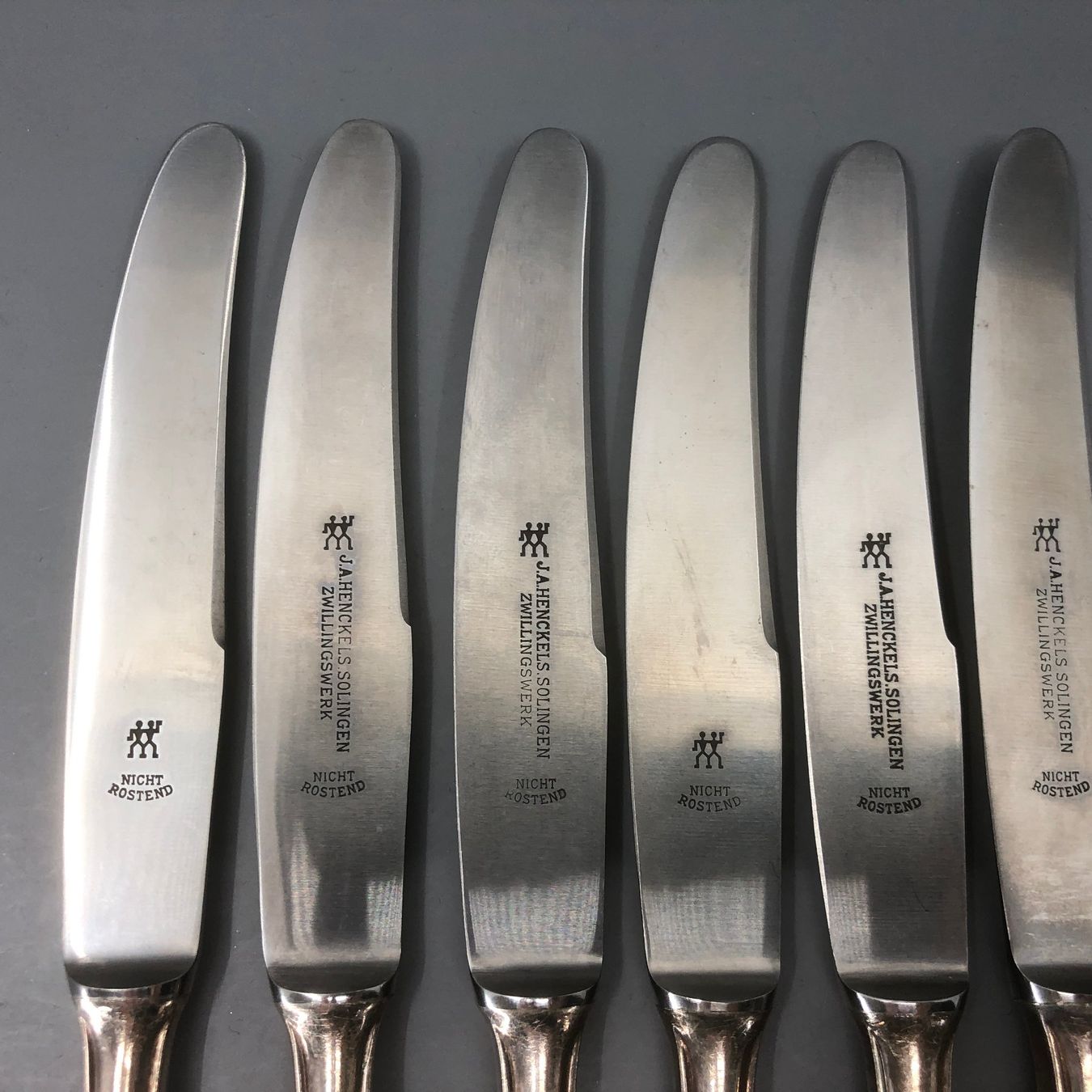 Zwilling Posate: 6 Dessertmesser versilbert Zwilling – Usato da Basel venduto da Tiabeanie 5