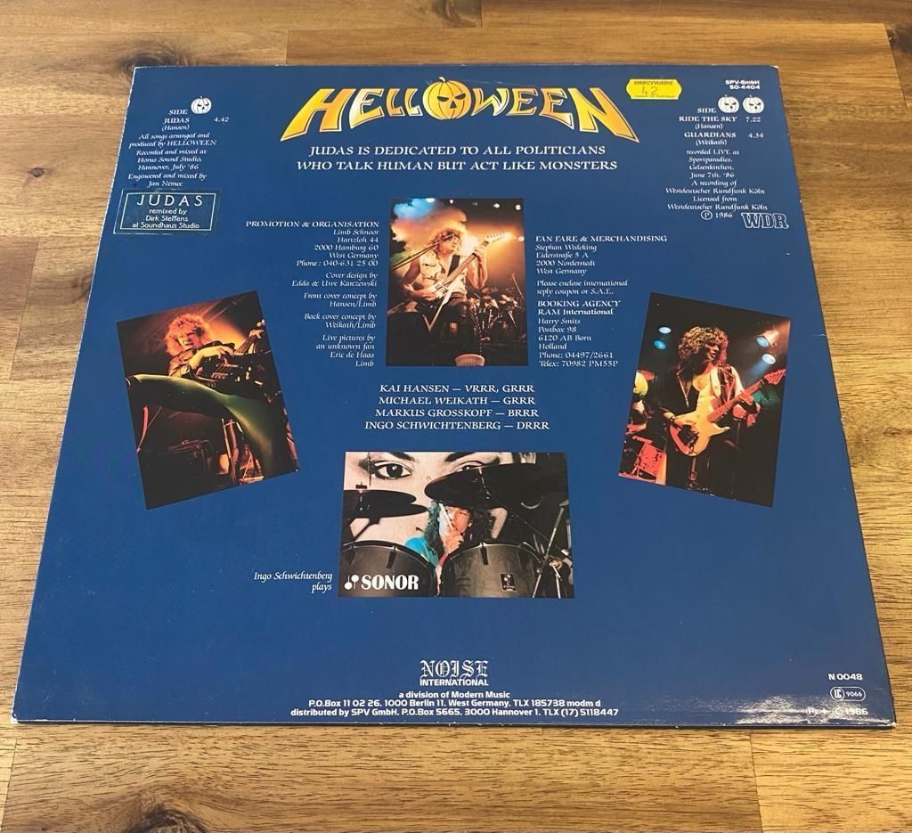 Dischi in vinile: Halloween Judas Maxi Single 1986 – Usato da Belp venduto da B7L0 1
