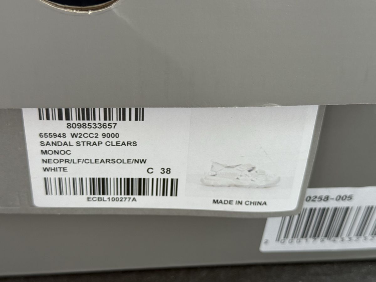 Balenciaga Scarpe da donna: Balenciaga Sandal Strap Clears Grösse 38 – Usato da Lommis venduto da loqi 1