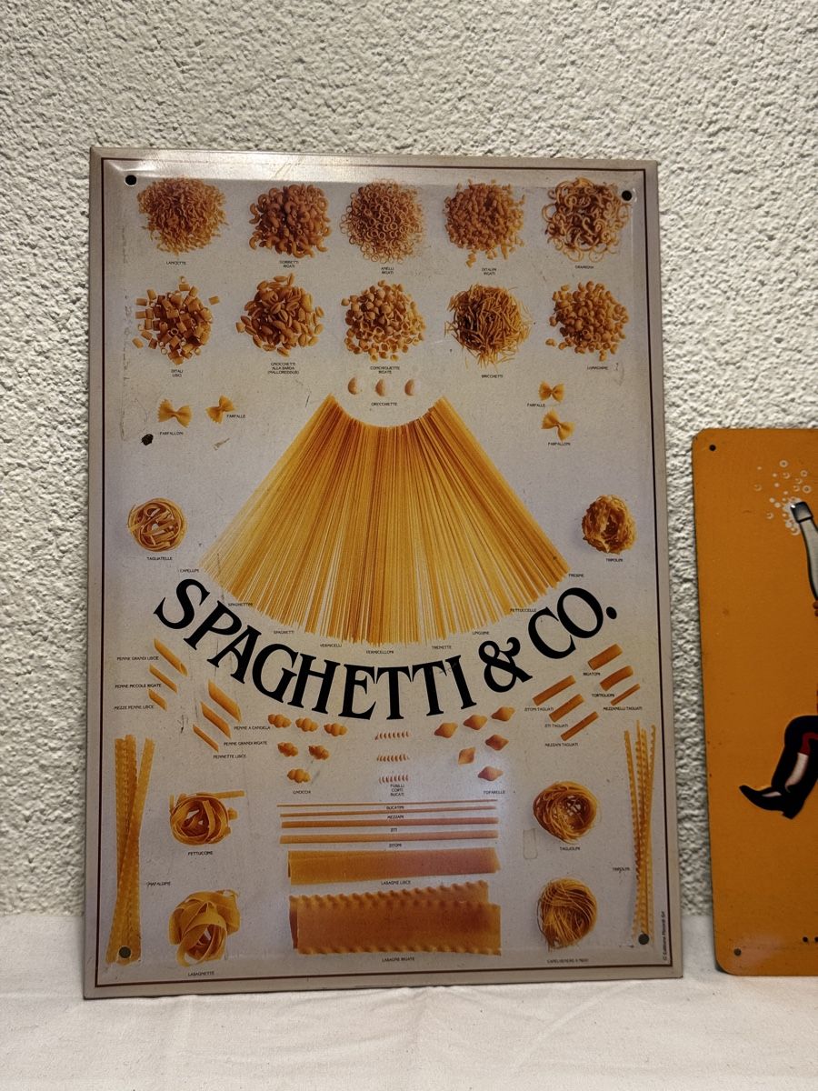 Insegne: 2er Set Vintage Blechschilder "Spaghetti“ & "Eptinger" – Usato da Stüsslingen venduto da leo_nzh6 3