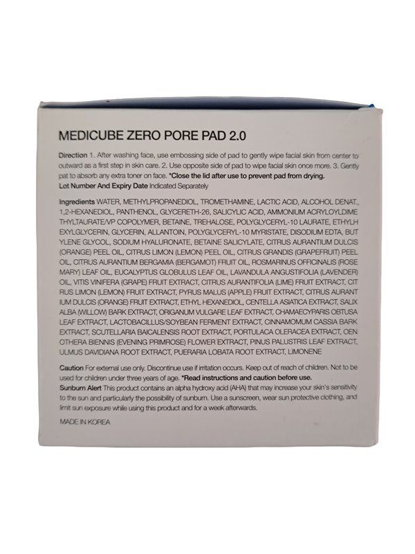 Gesichtspflege: MEDICUBE Zero Pore Pad – Neu und originalverpackt aus Männedorf von Restwert_Maennedorf 3