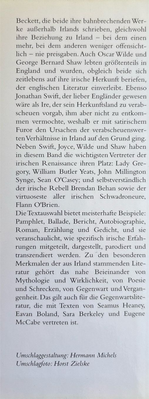 Bücher: Boch Gudrun, Irisches Lesebuch – Gebraucht aus Sarnen von Livres 3
