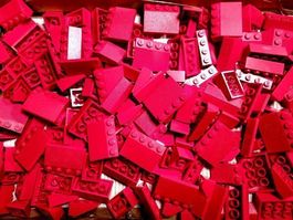 Lego 150 Rot Haus Dachteile -A50