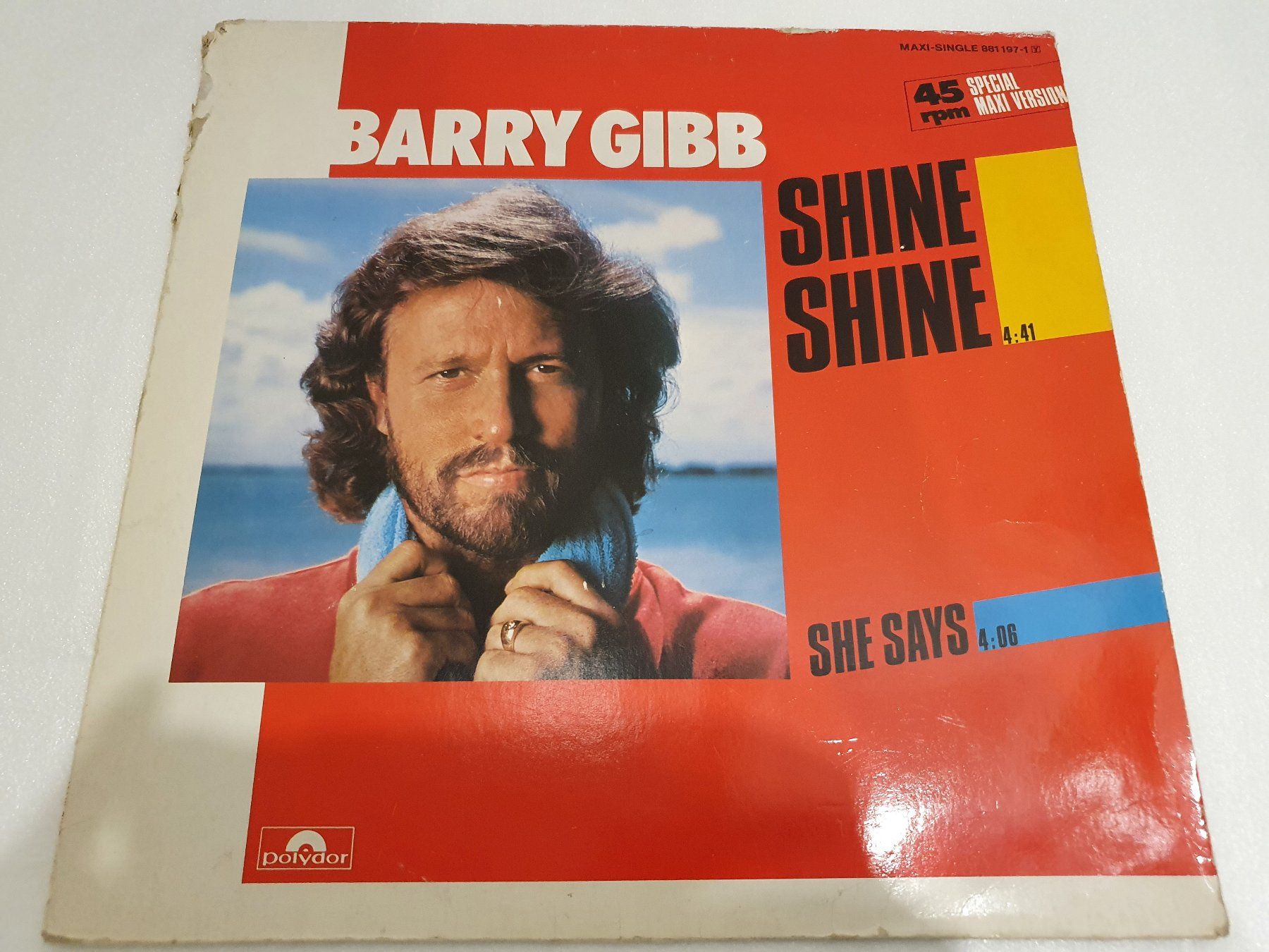 Dischi in vinile: Barry Gibb – Shine, Shine – Usato da Uster venduto da Vinyl-Leidenschaft