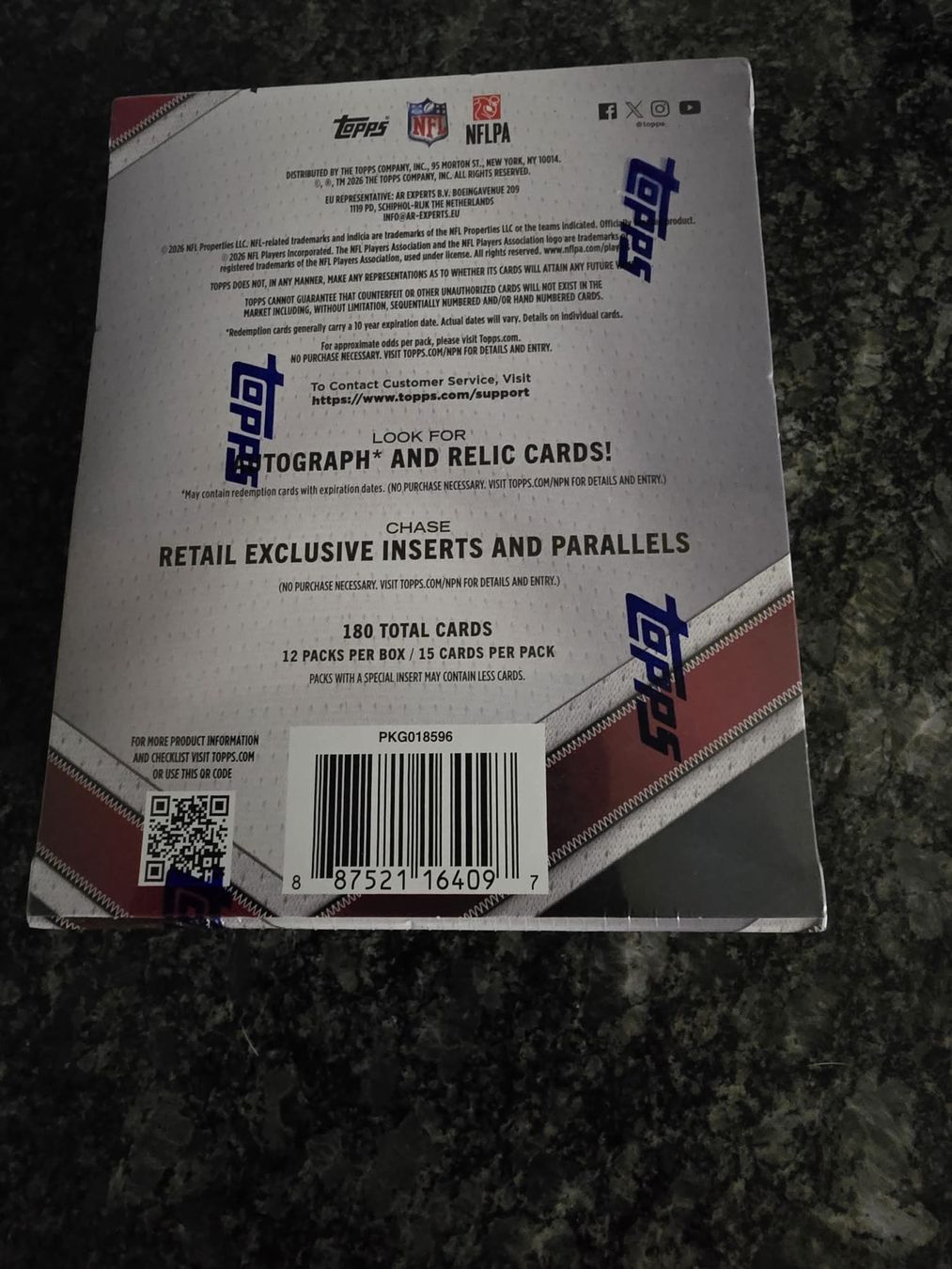 Topps Sammelbilder & Trading cards: NFL Karten Box 2026 – Neu und originalverpackt aus Oberentfelden von Giants 1