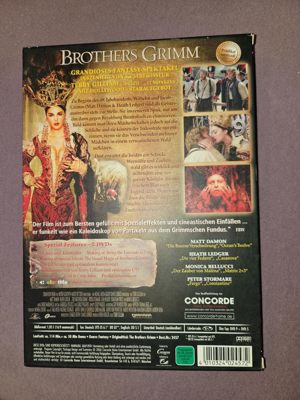Tutti i DVDs: DVD: Bothers Grimm – Usato da Thun venduto da Shame 1