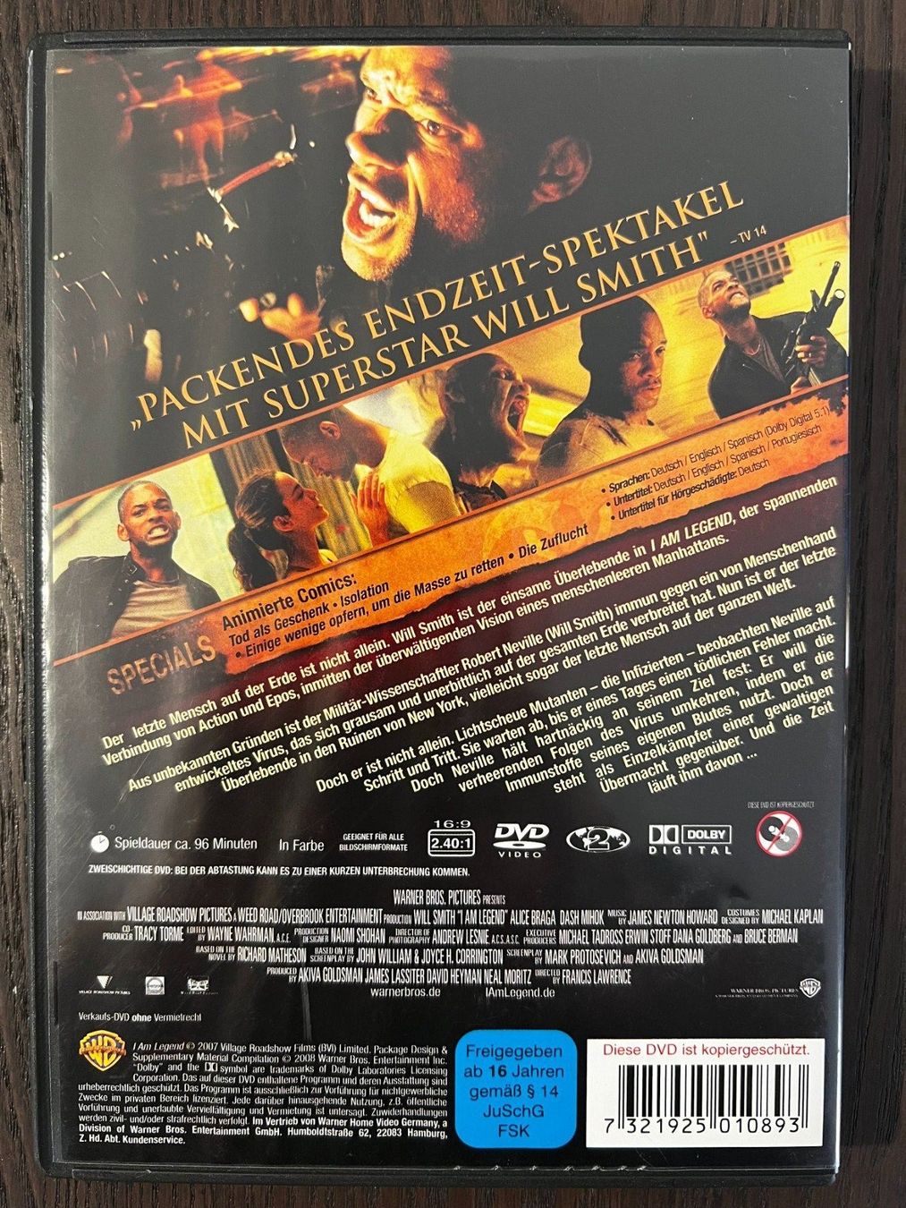 Tutti i DVDs: I am Legend – Usato da Zürich venduto da FilmFreunde 1