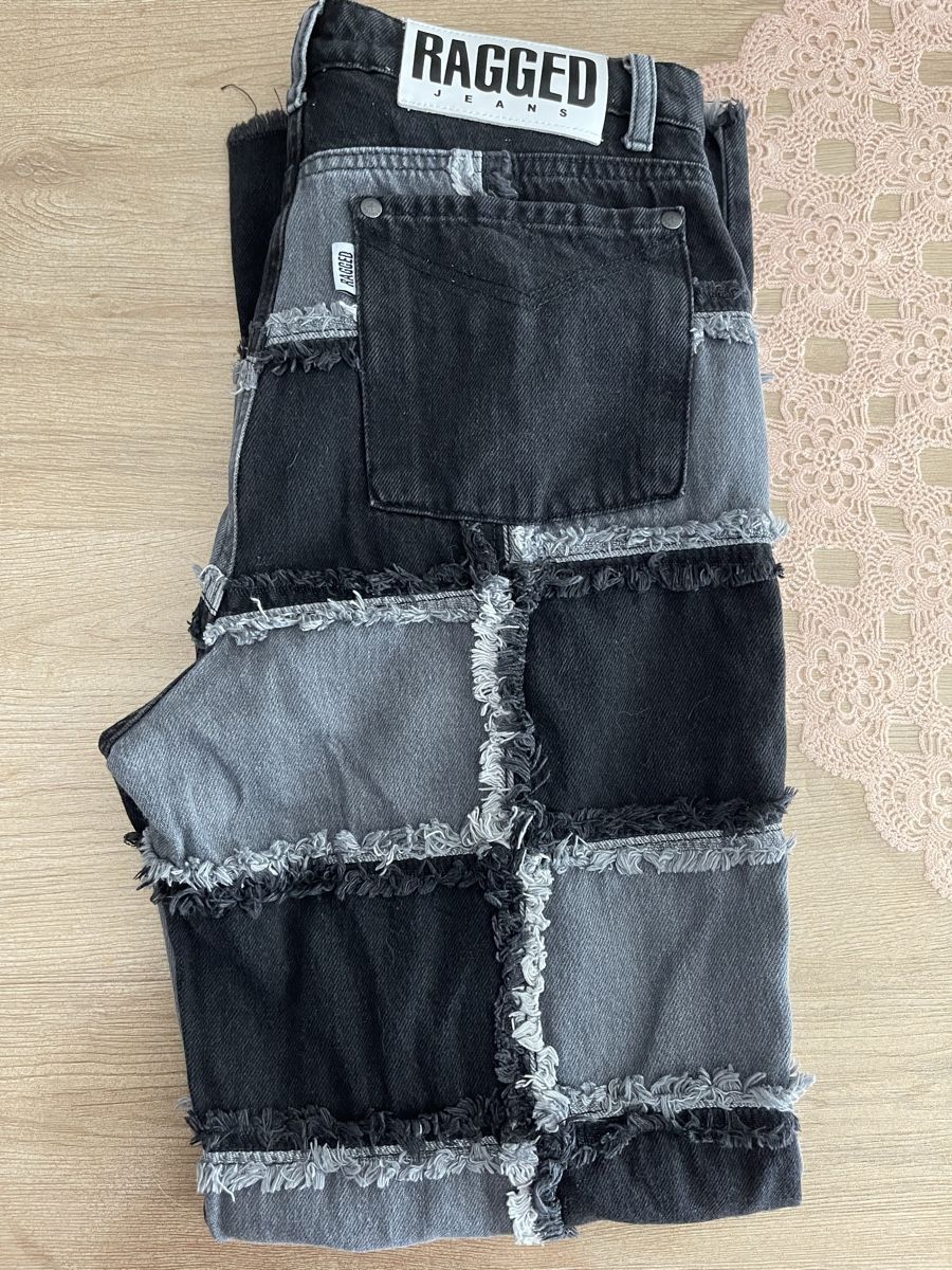 Jeans: THE RAGGED PRIEST Jeans Patchwork Grösse 28 – Neu (gemäss Beschreibung) aus Meikirch von Hilfe_Waisentiere 5