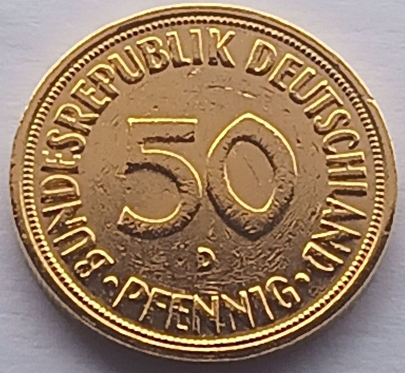 Luxus 50 Pfennig Wert Tabelle 1950 Bildnull