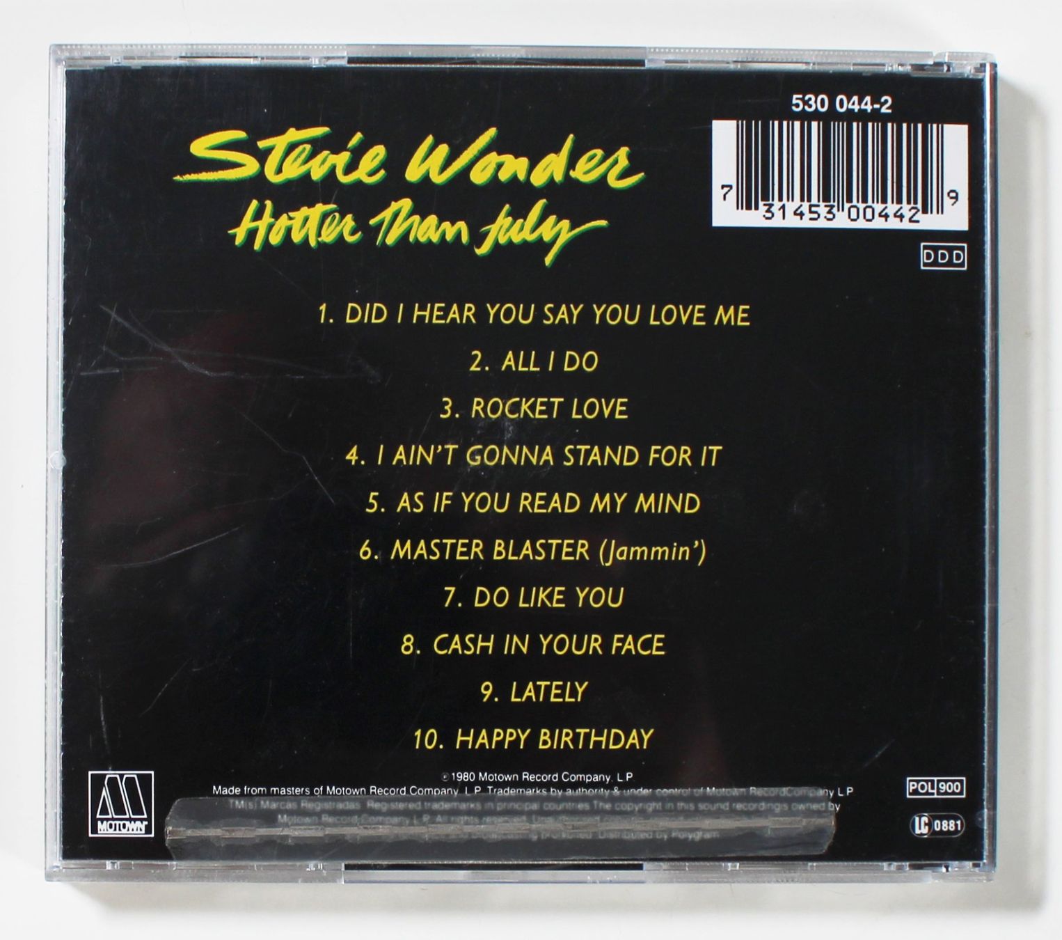 CDs: CD - STEVIE WONDER - HOTTER THAN JULY – Gebraucht aus Brüttisellen von Collector-Corner 2