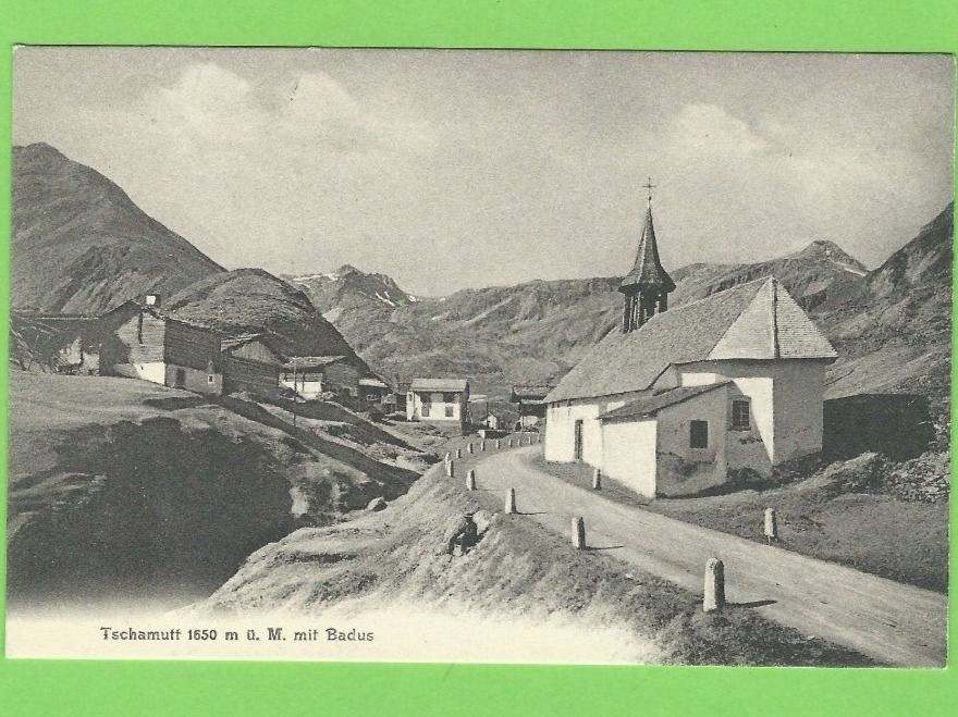 Cartes postales: Tschamutt mit Badus – Neuf (Voir description) à Zürich par t24_de
