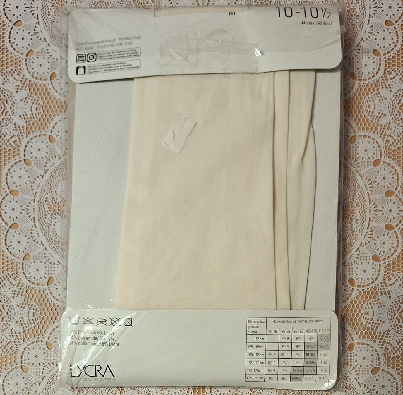 Coop Calze & Collant: Coop Avela Micro Look Strumpfhose 40den Gr.L Weiss – Nuovo e nell'imballaggio originale da Amriswil venduto da Celini3 1
