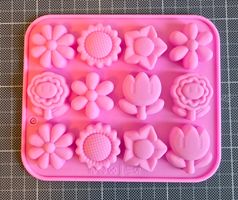 Seifen Silikonform Mold / Blumen / Flowers
