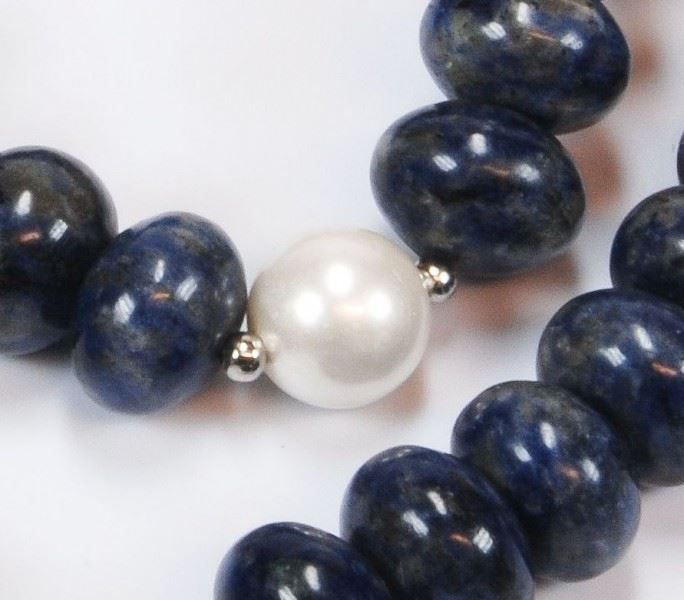 Catenine: BlaueGraue Schaumkorallen Kette 925 Silber – Nuovo e nell'imballaggio originale da Oberglatt ZH venduto da Goldfee1 1