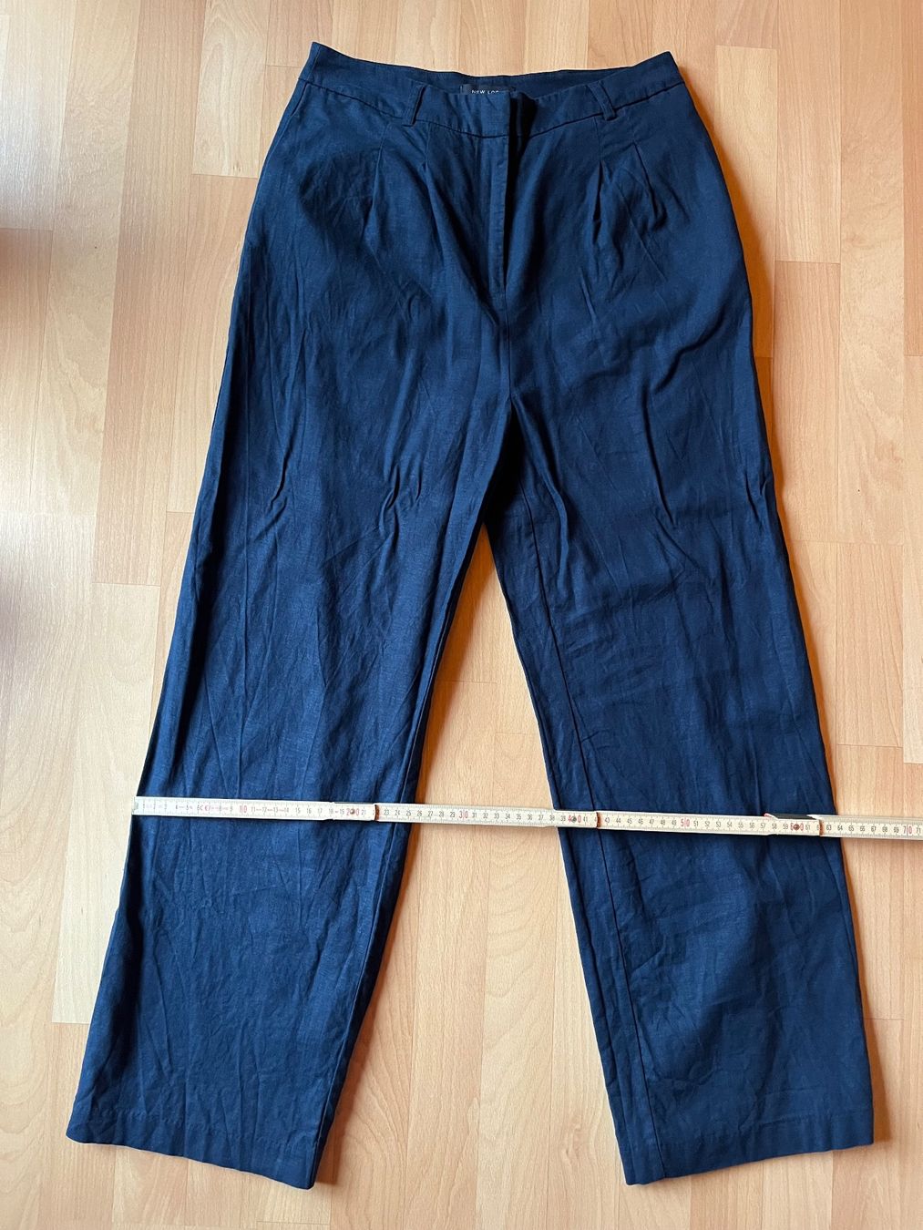 New Look Pantaloni: Leinenhose dunkelblau von New Look – Usato da Baar venduto da Lebowski11 1
