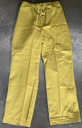 Caramel Khaki Hose, Grösse S, Knopfleiste, Top Zustand!