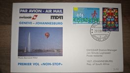 Swissair Geneve - Johannesburg 29.10.1991