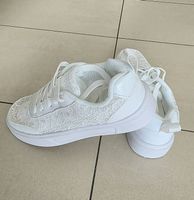 Sneaker weiss mit Stoff