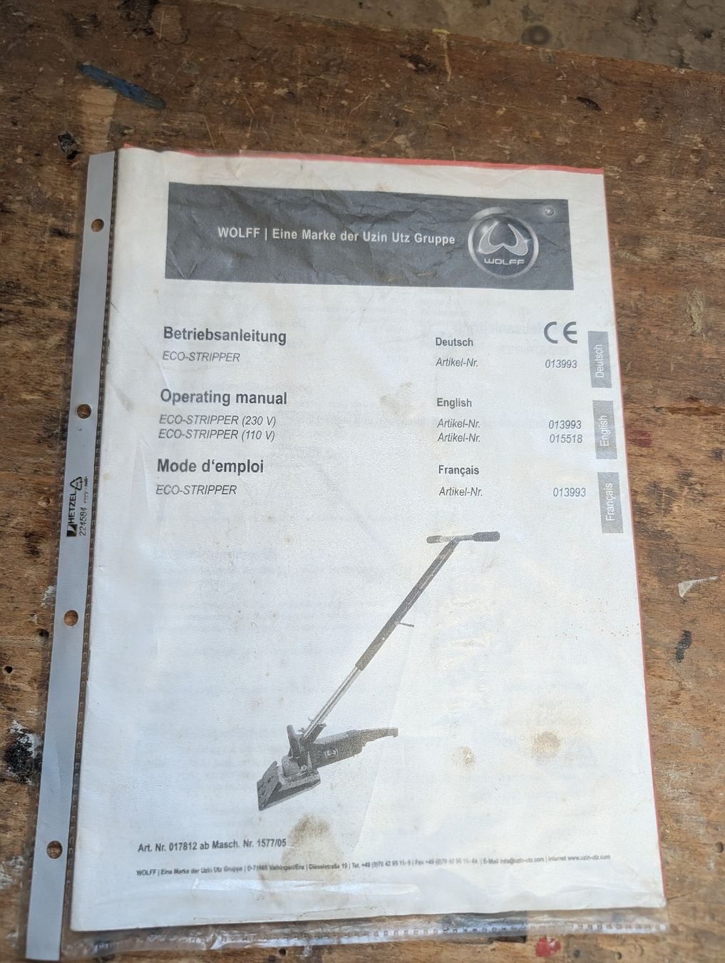Alle Maschinen: Teppichstripper Bodenstripper Wolff Eco-Stripper – Gebraucht aus Deitingen von Dongranato 4