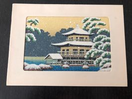Japanischer  Holzschnitt Tomikichiro Tokuriki  Kyoto?