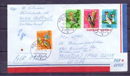 FLUGPOST 1971 USA PRO JUVENTUTE