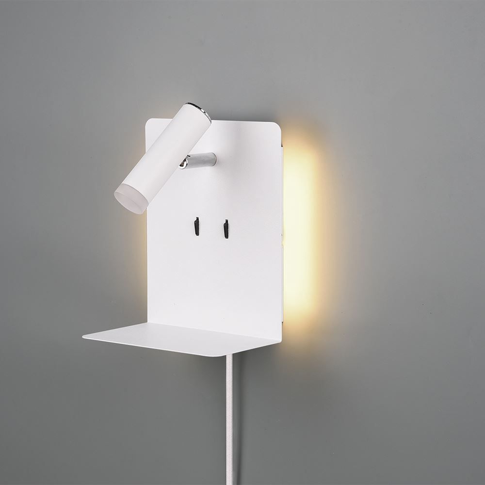 Lampen: LED Wandleuchte, Weiss, 16 cm x 20 cm – Neu (gemäss Beschreibung) aus Kreuzlingen von Smart-Light 4