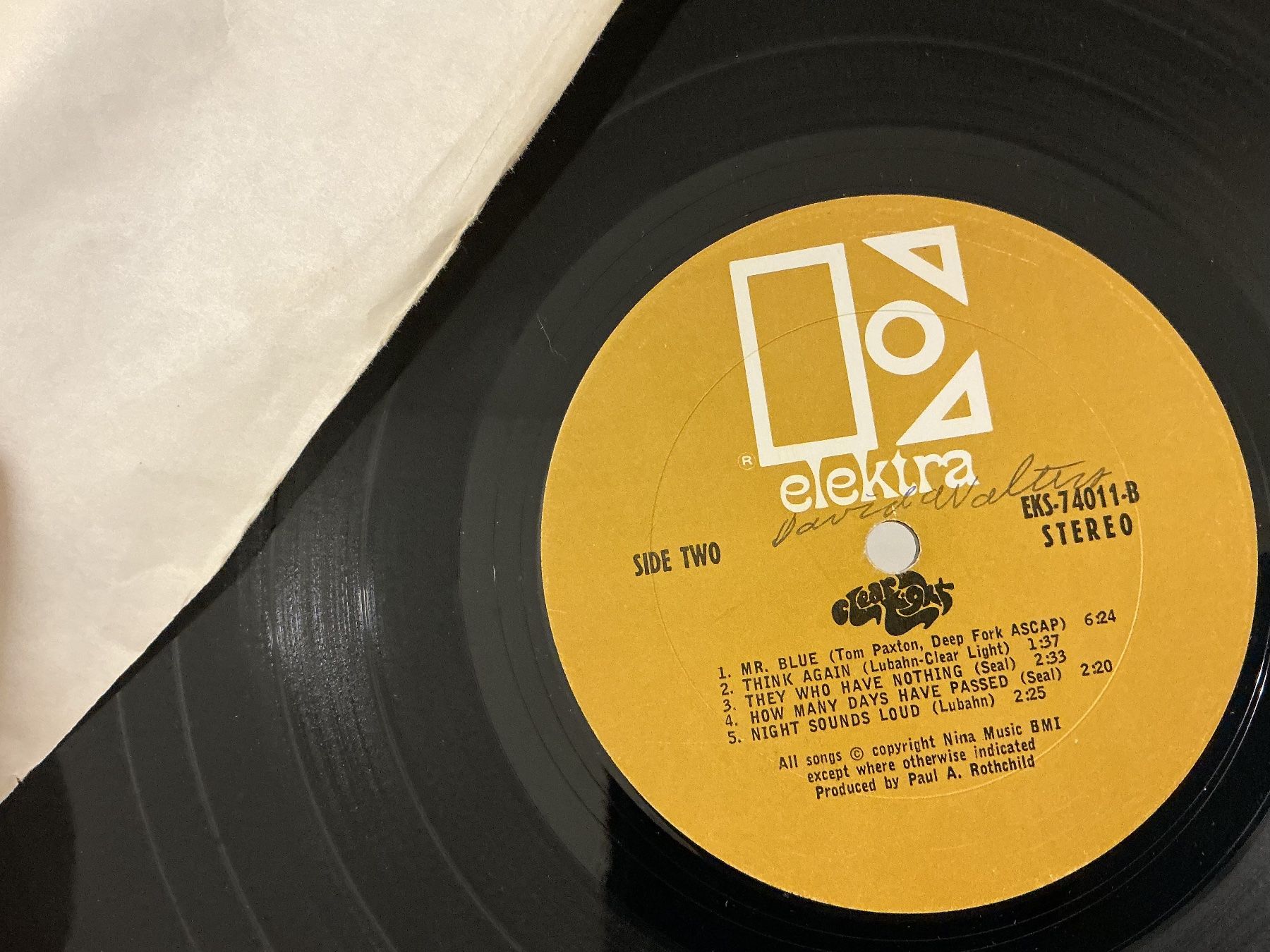 Vinyles: Clear Light LP ( VG+) – D'occasion à Winterthur par Tumko-Vinyl 1