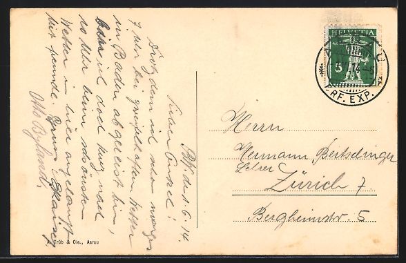Cartes postales: Aarau, Heilstätte Barmelweid am Waldran – D'occasion à Berlin par bartko-reher 1
