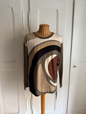 BARBARA LEBEK - Langarmshirt gemustert 42