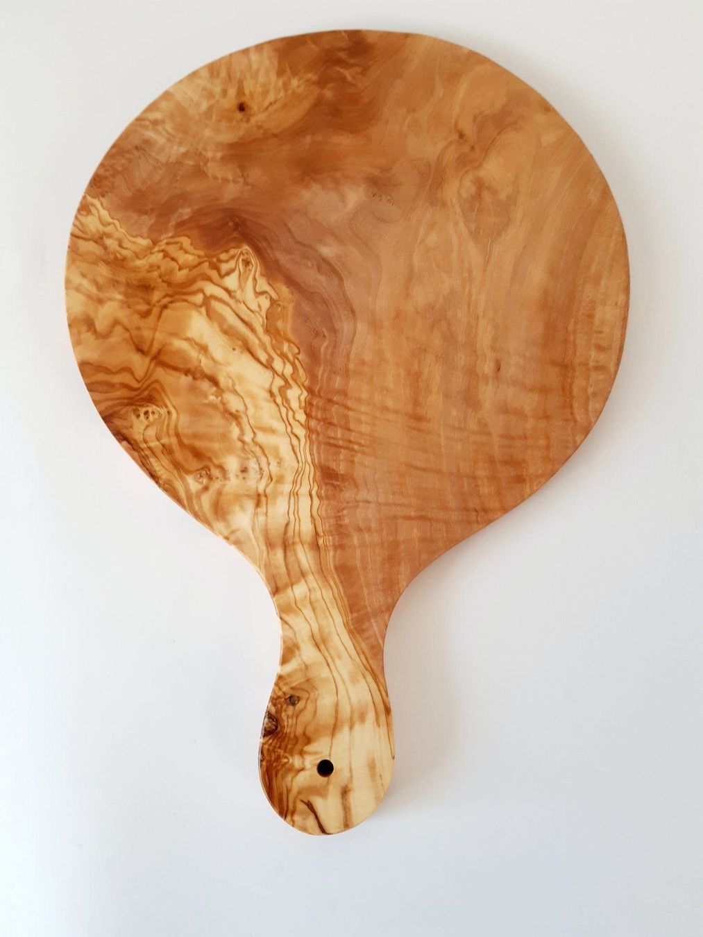 Articoli in legno: Olivenholz Pizzabrett – Nuovo e nell'imballaggio originale da Hüntwangen venduto da Elyha