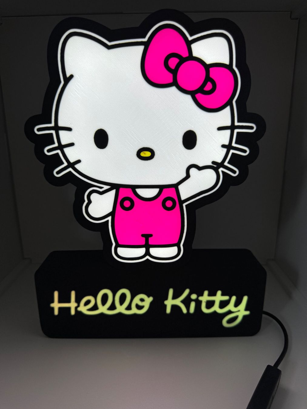 Lampade: Lightbox lumière led Hello Kitty RGB – Nuovo (secondo la descrizione) da Vicques venduto da PAMB3D 1