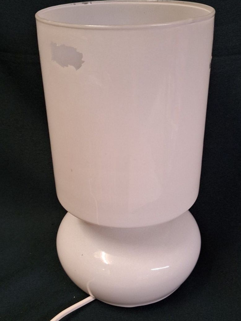 Ikea Lampade: IKEA Lykta Lampe Glas weiss , Farbabplatzer – Usato da Arlesheim venduto da shopradl 1