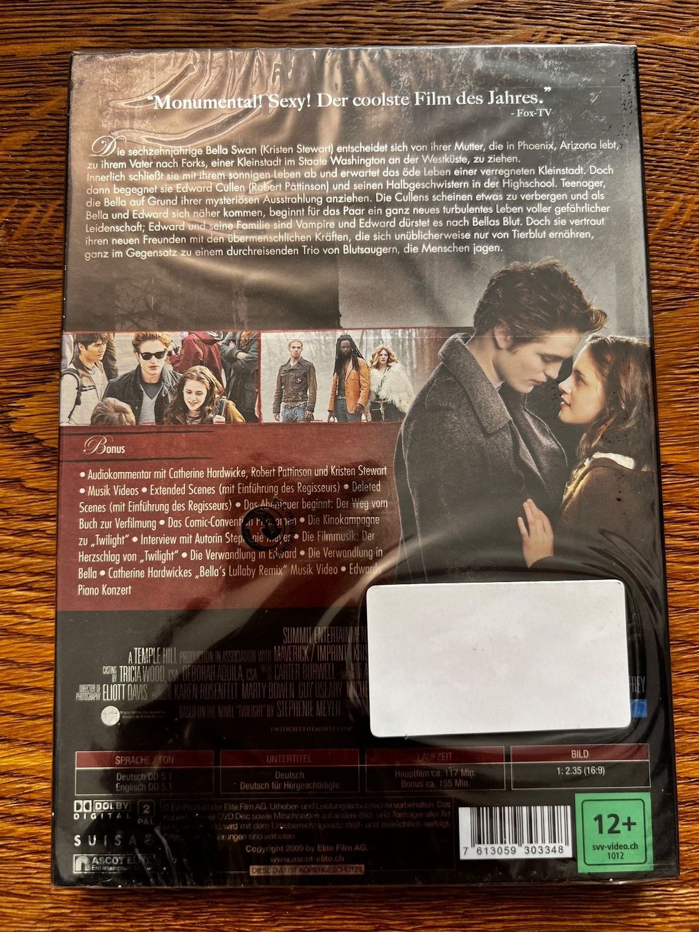 Tutti i DVDs: SWILIGHT - Bis zum Morgengrauen – Nuovo e nell'imballaggio originale da Gipf-Oberfrick venduto da Sonne010203 1