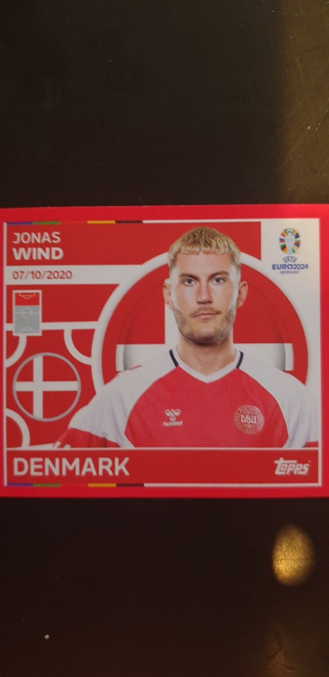 Topps Sammelbilder & Trading cards: Euro 2024 Sticker Topps DEN18 – Neu (gemäss Beschreibung) aus Malters von burzi