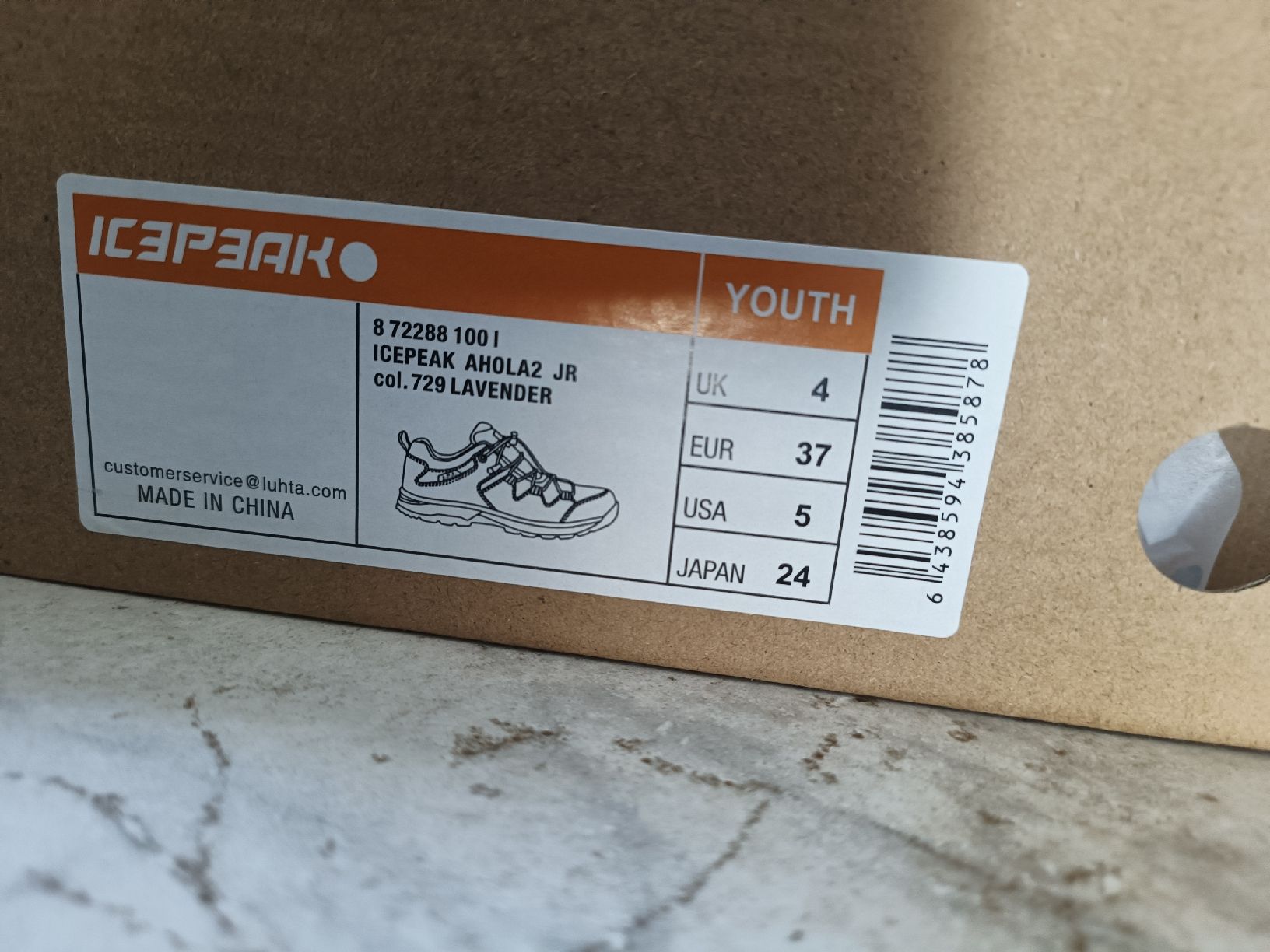 Icepeak Scarpe per ragazze: Icepeak Trekkingschuh Mädchen Gr. 37 – Nuovo e nell'imballaggio originale da Staffelbach venduto da smarties_fun 1