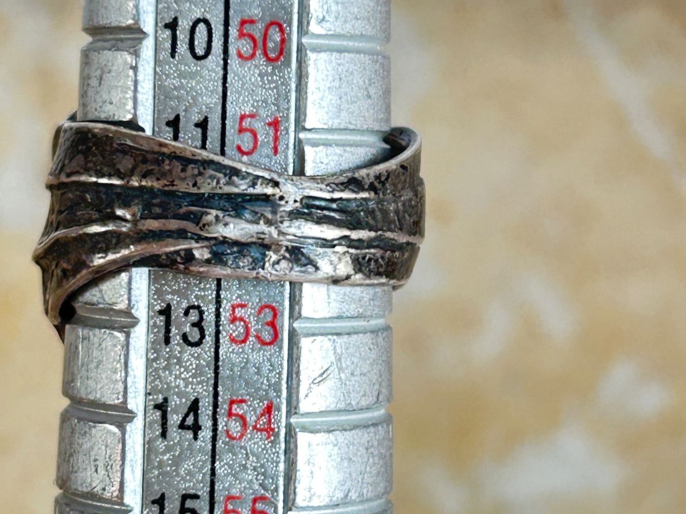 Anelli: Vintage Ring Silber mit Perlen farbigen Steinen (52) – Usato da Dittingen venduto da Bellevista 9