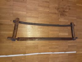 Antike Bügel-Zugsäge mit Holzgriffen  Guter Zustand ab 1 chf