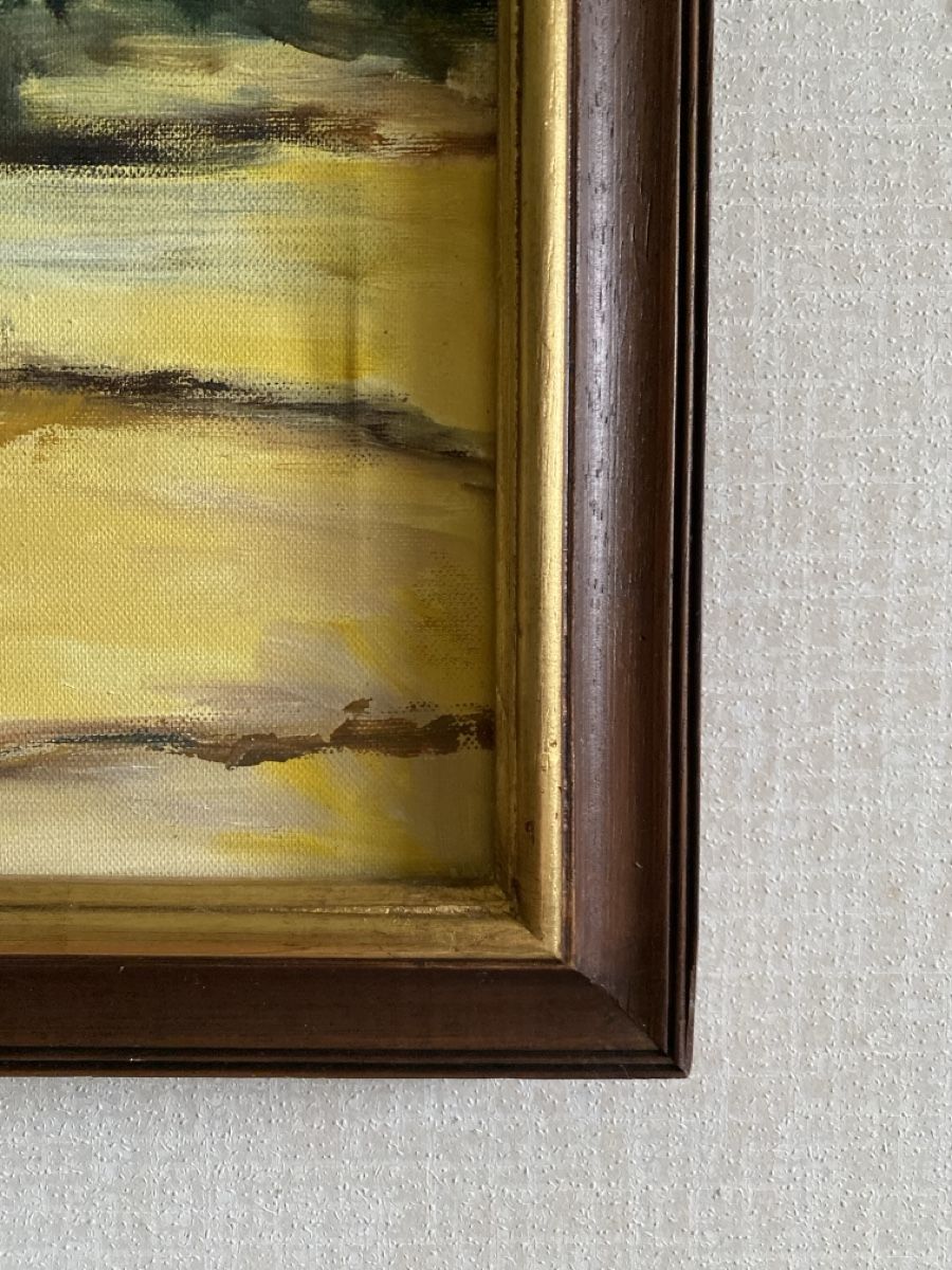 Dipinti: Bild Öl auf Leinwand Holzrahmen – Usato da Luzern venduto da Gustav-33 1