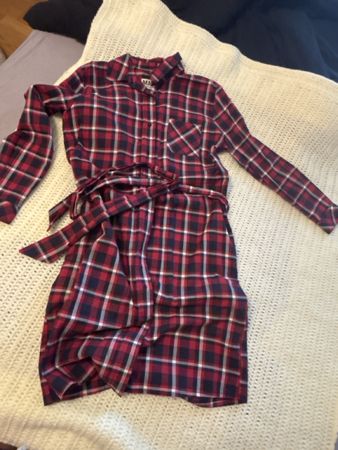 Marcel Flannel Shirt Dress Size M - Perfect for Autumn!