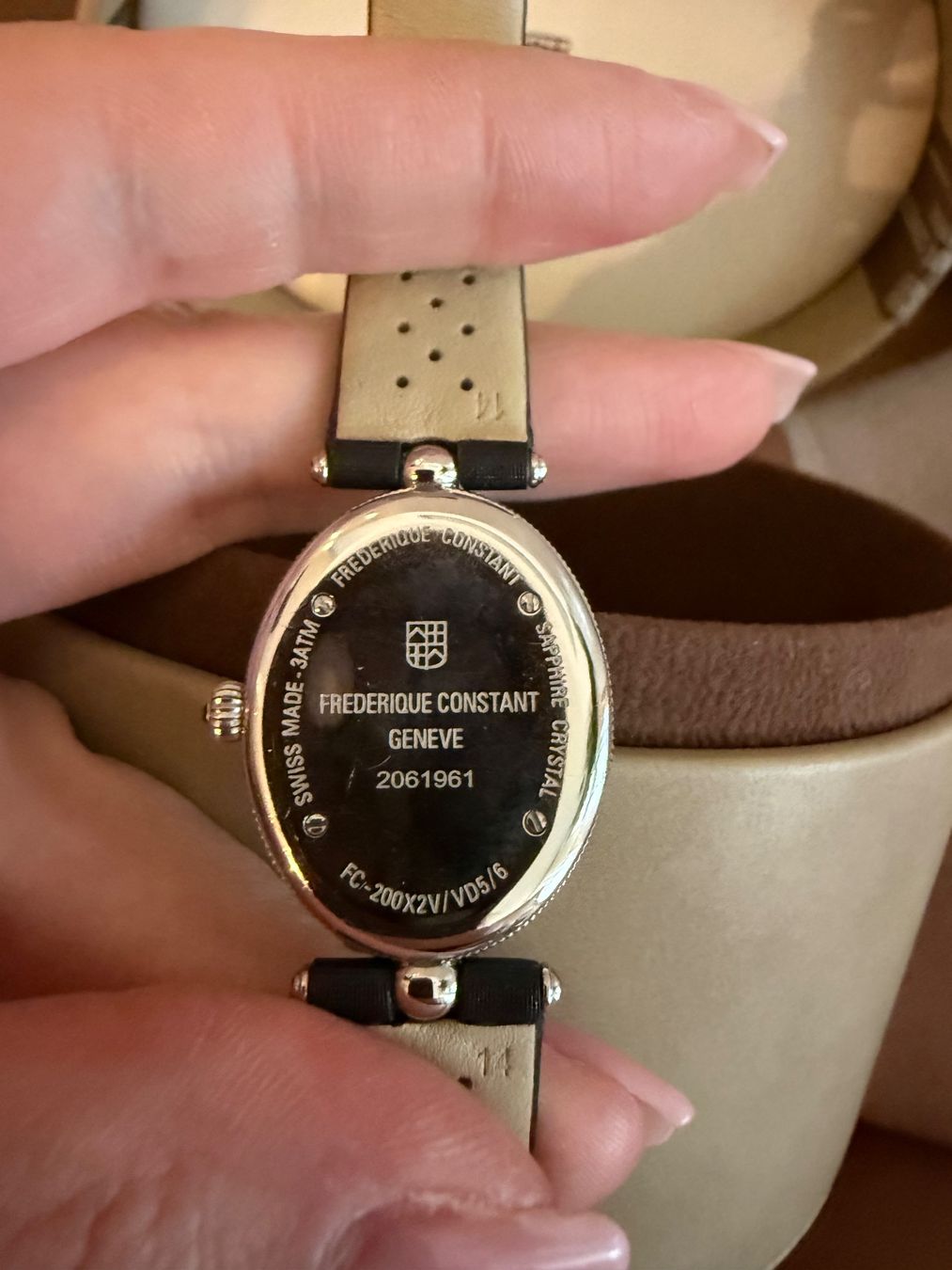 Frederique Constant Orologi: Montre cuir Frédérique Constant – Usato da Meyrin venduto da Steph_g28 3