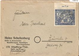 Sowj. Zone 231 Brief Einzelfrankatur