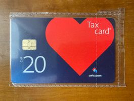 Letzte Taxcard 20 Franken originalverpackt