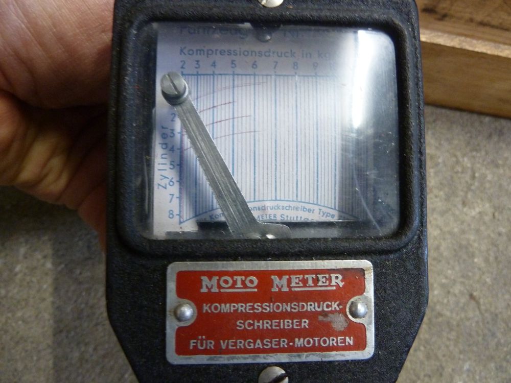 Moto Meter Kompressions Druckschreiber für Vergasermootoren (Gebraucht ...