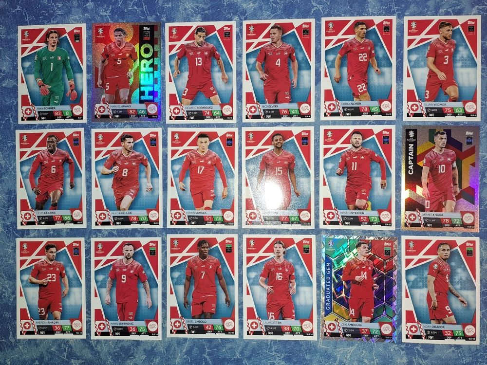 Topps UEFA Euro 2024 Match Attax, Schweiz Kaufen auf Ricardo