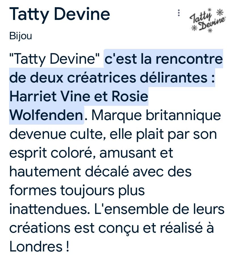 Catenine: Collier Tatty Devine - pellicule enroulée – Nuovo (secondo la descrizione) da Broc venduto da ffribourg 3