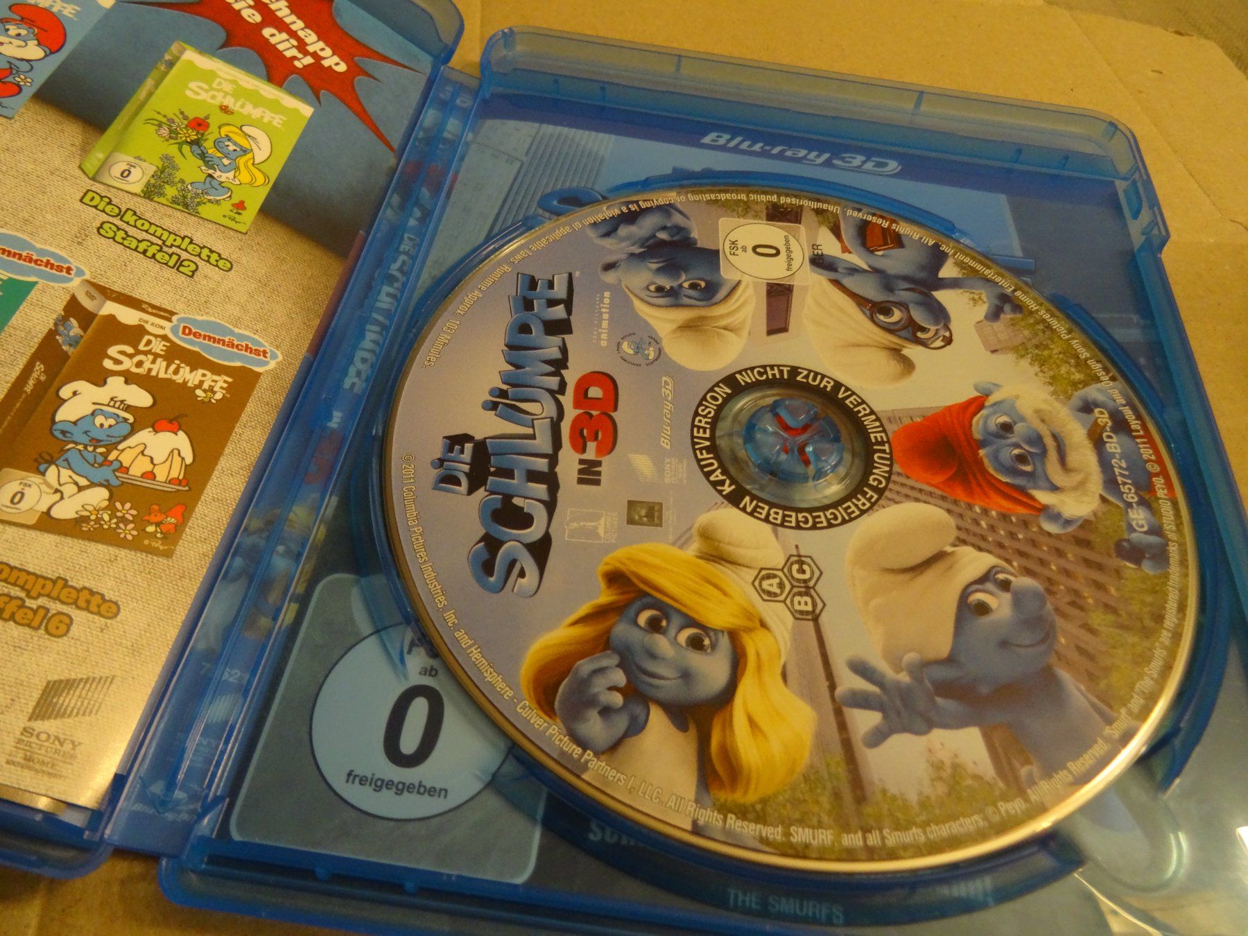 Alle DVDs: Die Schlümpfe in 3D Blu-ray - – Gebraucht aus Olten von Disc-Verkauf 1